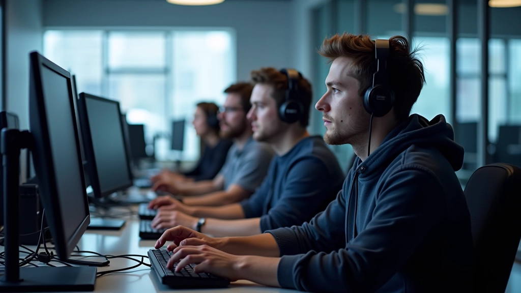 Netplay Nexus Limited game development studio workspace in Edmonton